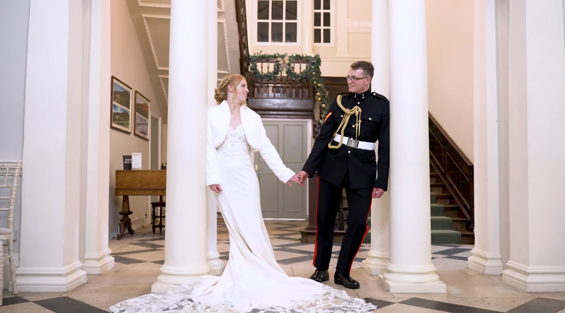 Military wedding ceremony